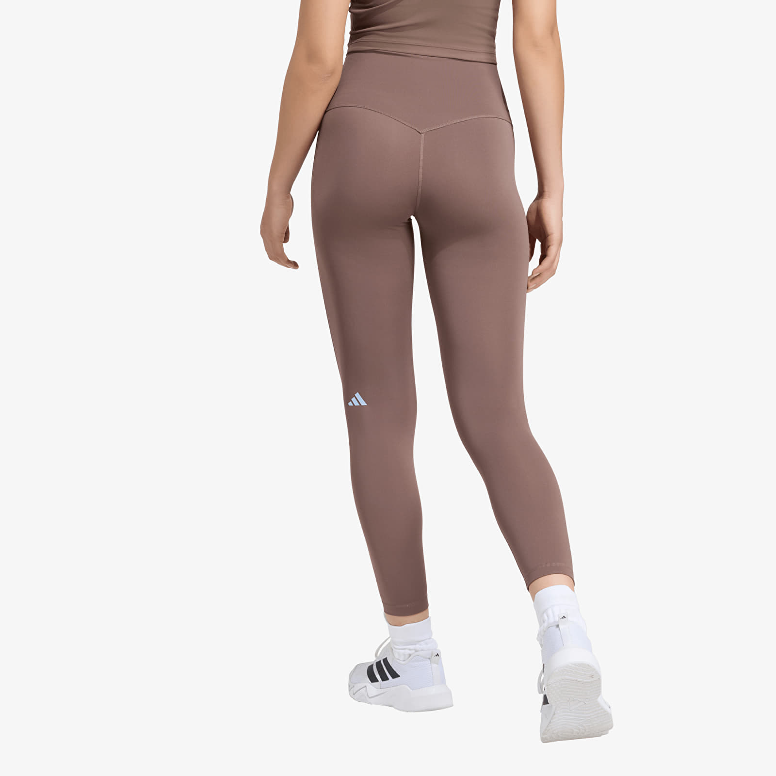 Leggings adidas 3 Stripes Studio All Me 7/8 X-Over Leggings Earth Strata