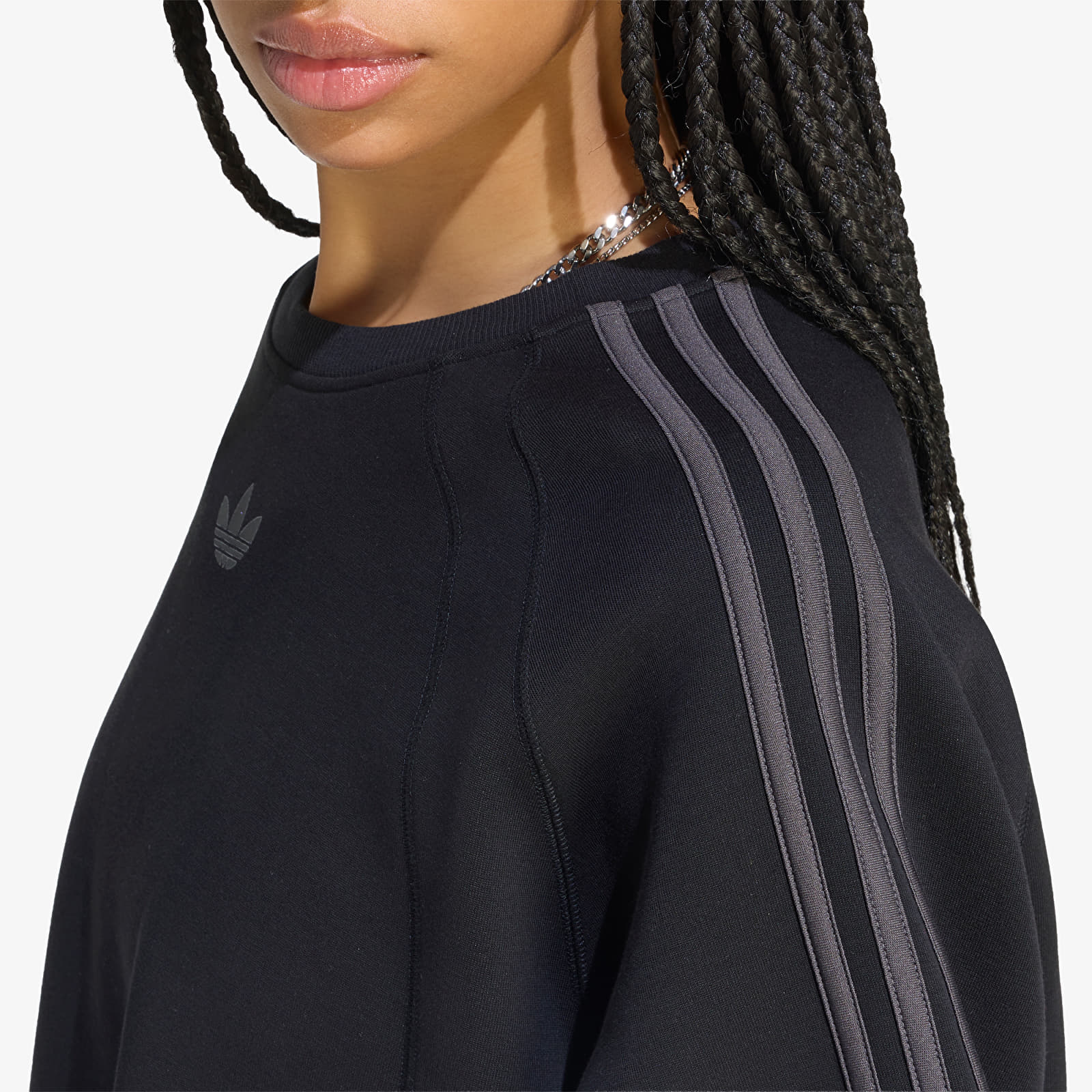 T-shirts adidas SST 2.0 Boxy Cropped T-Shirt Black/ Utility Black