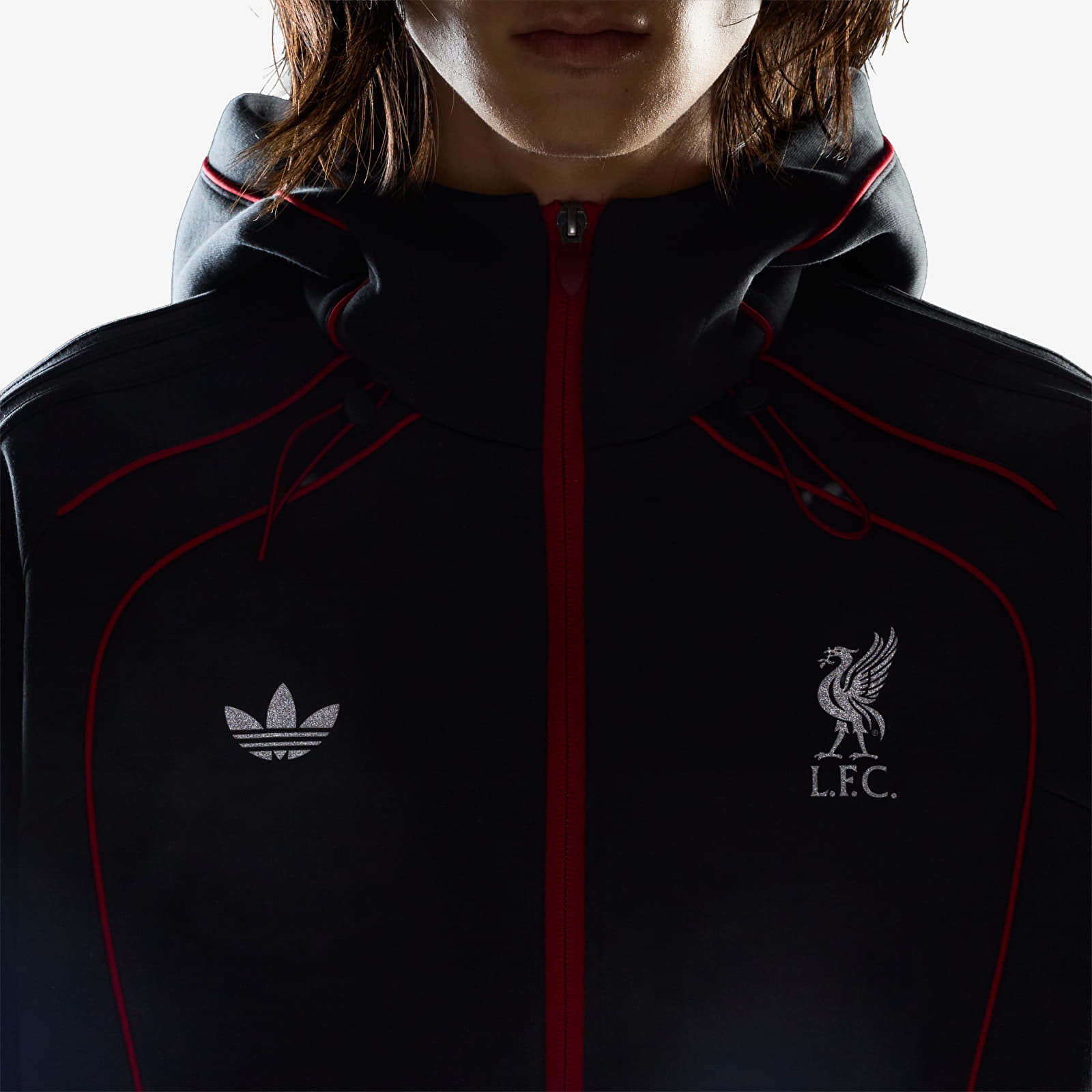 Худі та реглани adidas Lfc Spacer Teamgeist 26 Tracktop Carbon