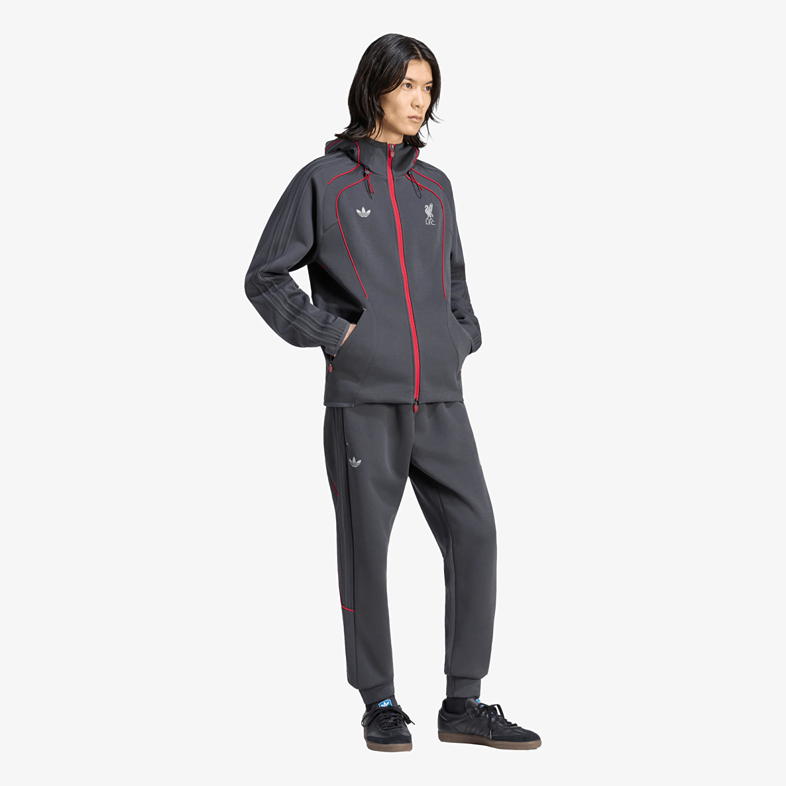 Худі та реглани adidas Lfc Spacer Teamgeist 26 Tracktop Carbon