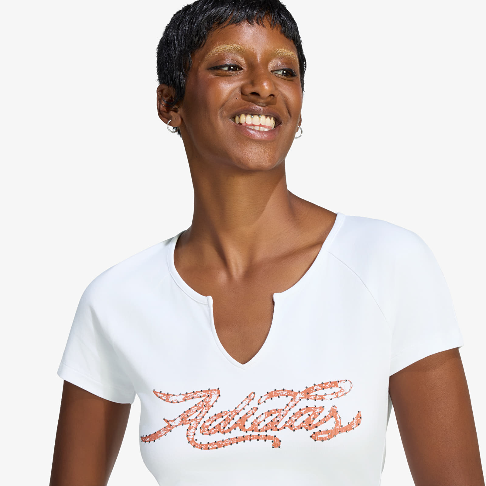 T-shirts adidas Graphic Slim T-Shirt White