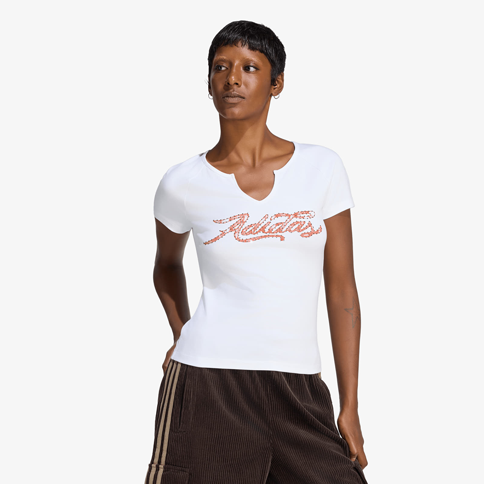 T-shirts adidas Graphic Slim T-Shirt White