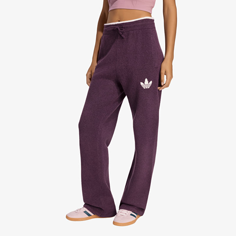 Тренировочные штаны adidas Ess Knit Tipping Pants Noble Red/ Cream White