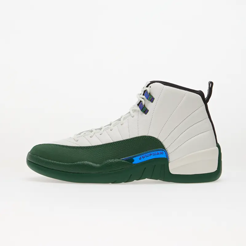 Air Jordan 12 Retro "Bucks" Summit White/ Gorge Green/ Fierce Purple