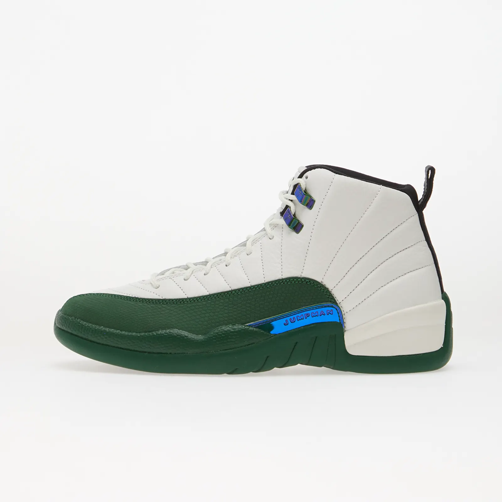 Férfi cipők Air Jordan 12 Retro "Bucks" Summit White/ Gorge Green/ Fierce Purple