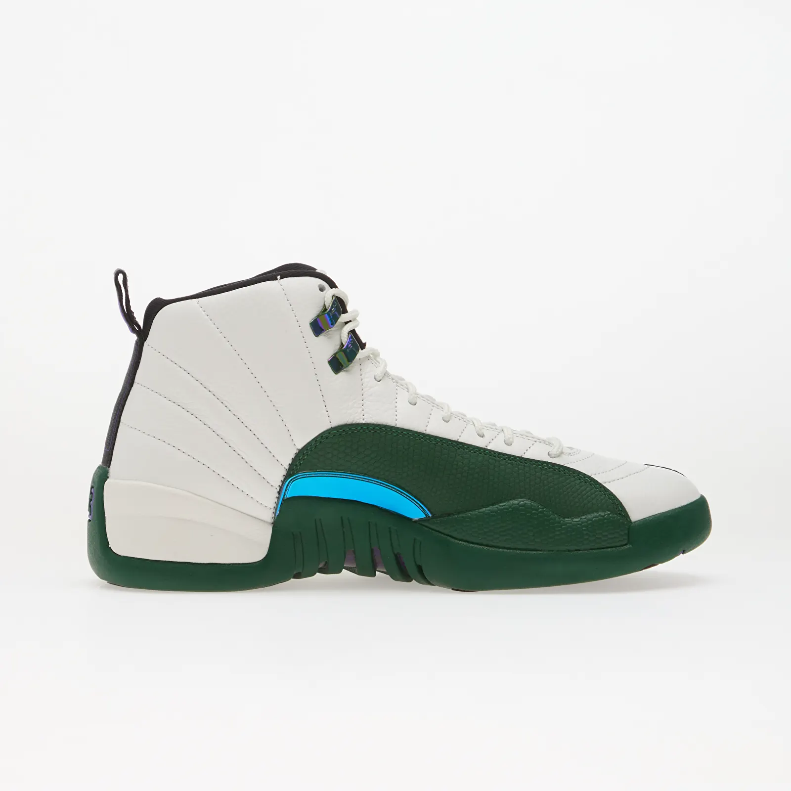 Férfi cipők Air Jordan 12 Retro "Bucks" Summit White/ Gorge Green/ Fierce Purple