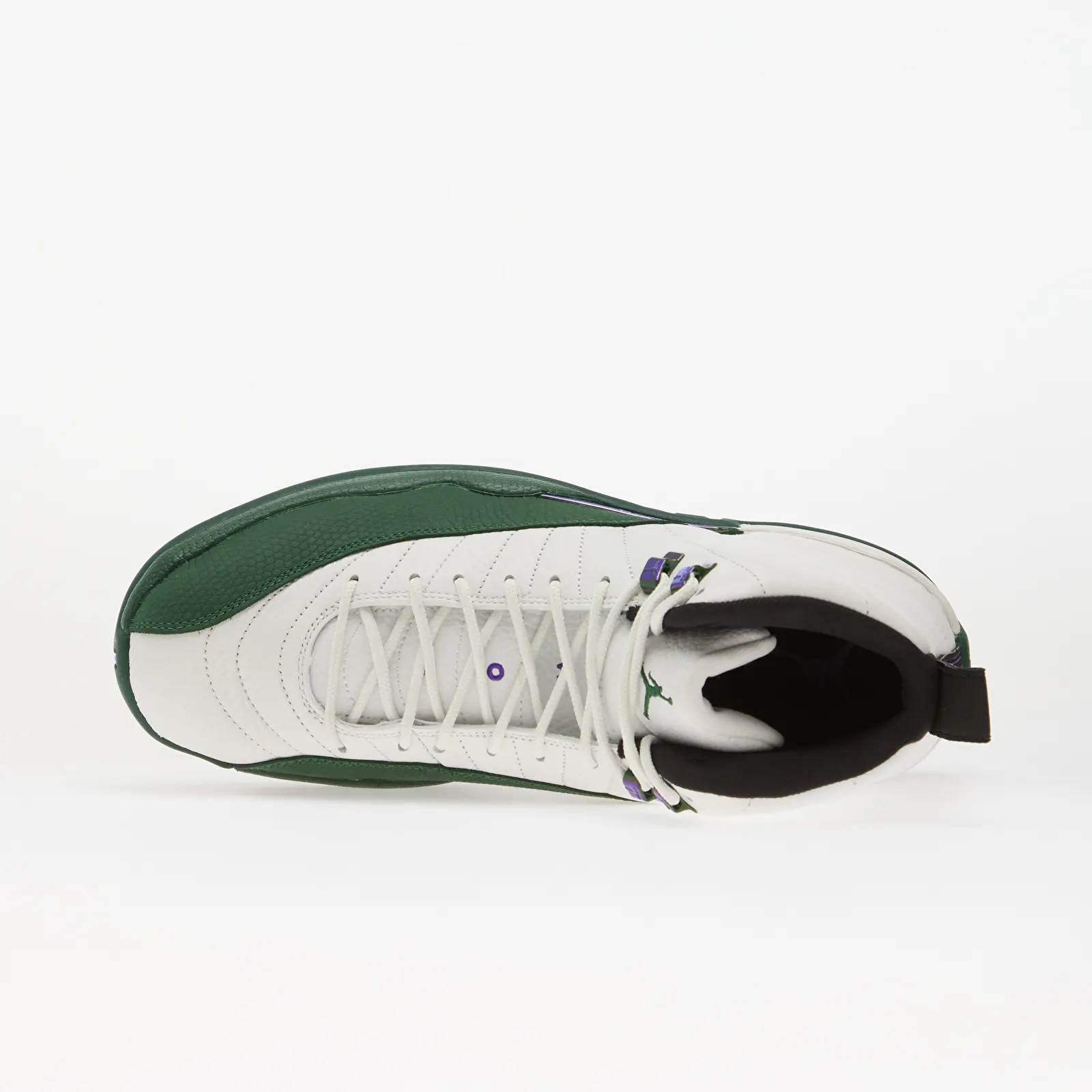 Férfi cipők Air Jordan 12 Retro "Bucks" Summit White/ Gorge Green/ Fierce Purple