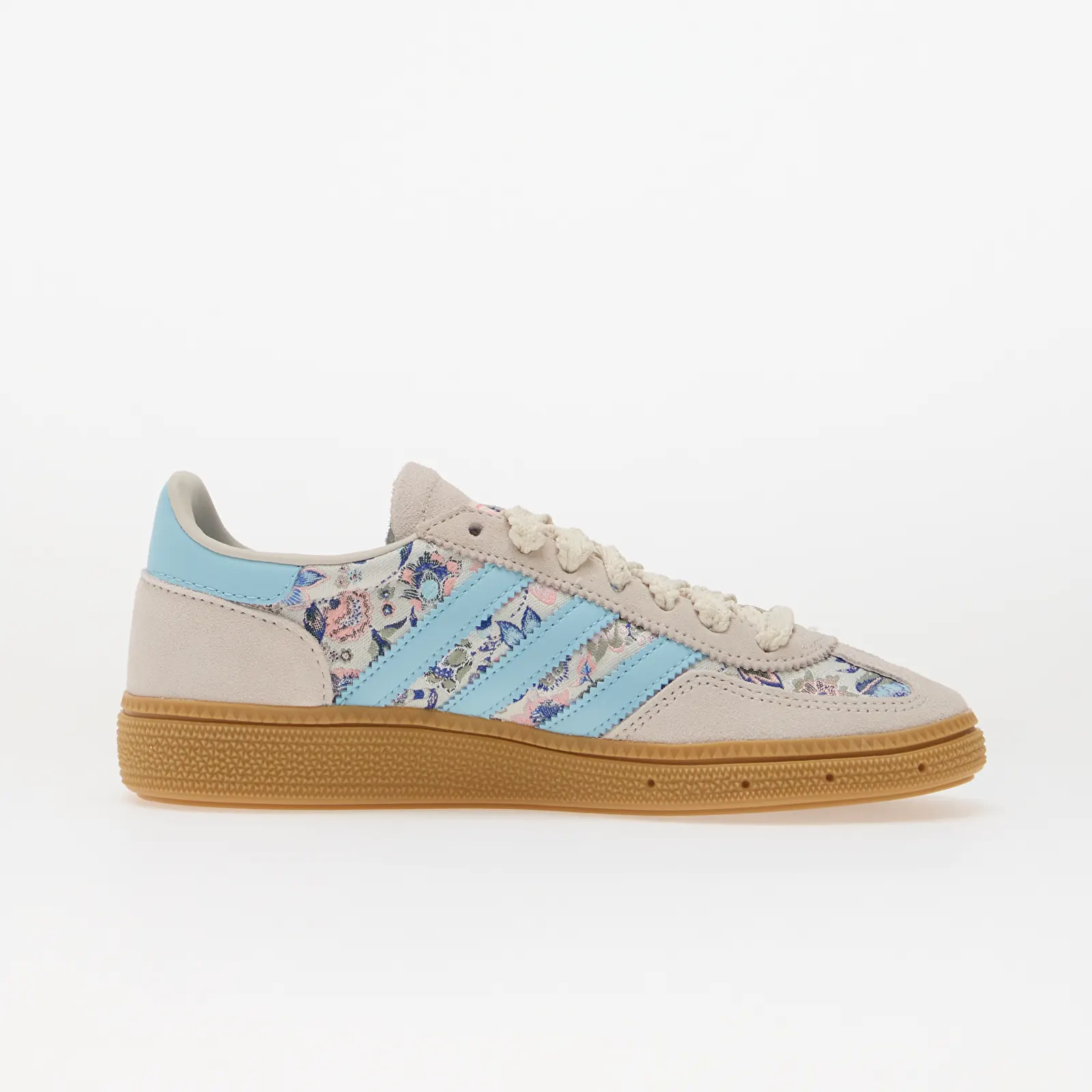 Sneakers voor dames adidas x Liberty London Handball Spezial Kids Off White/ Icey Blue/ Gum