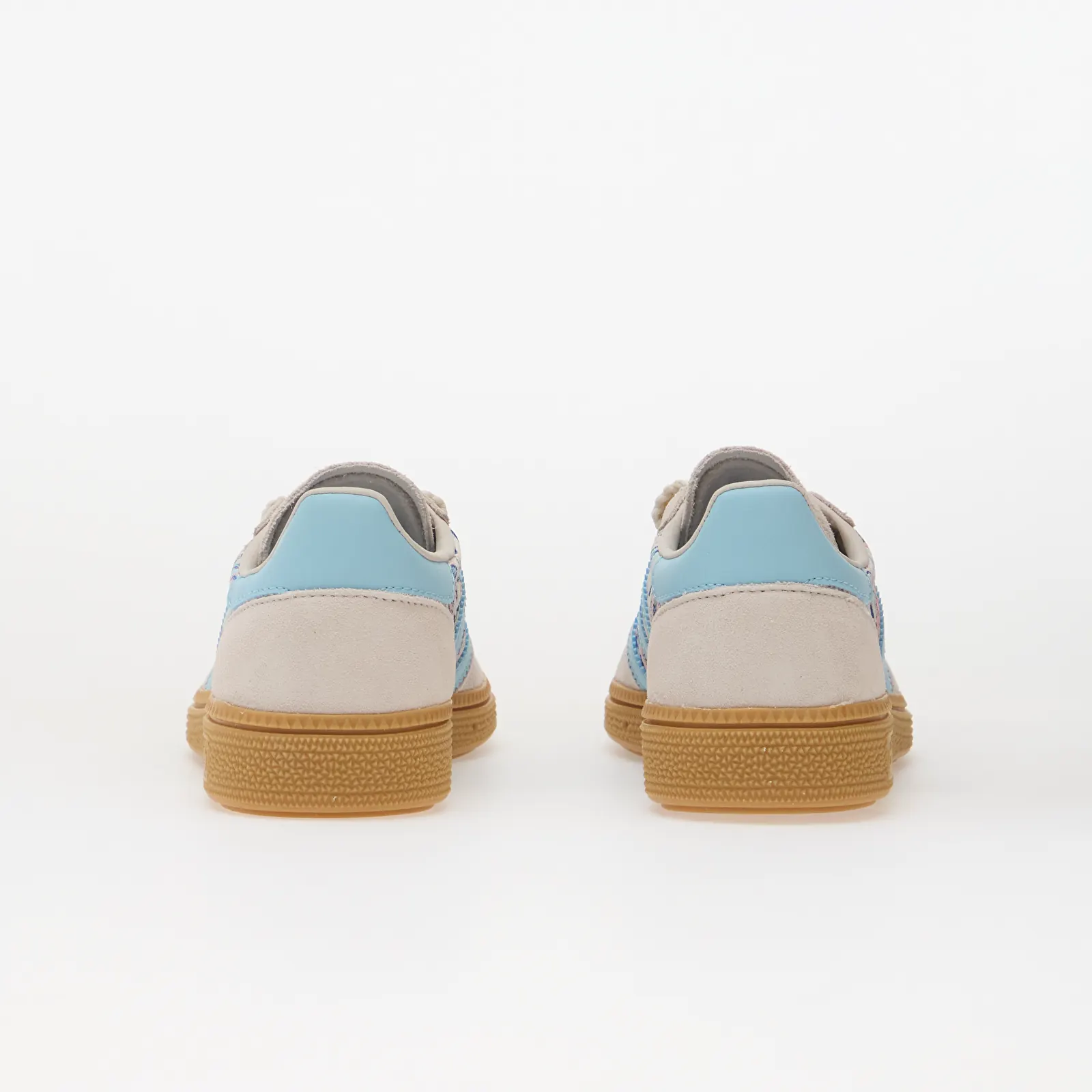 Sneakers voor dames adidas x Liberty London Handball Spezial Kids Off White/ Icey Blue/ Gum