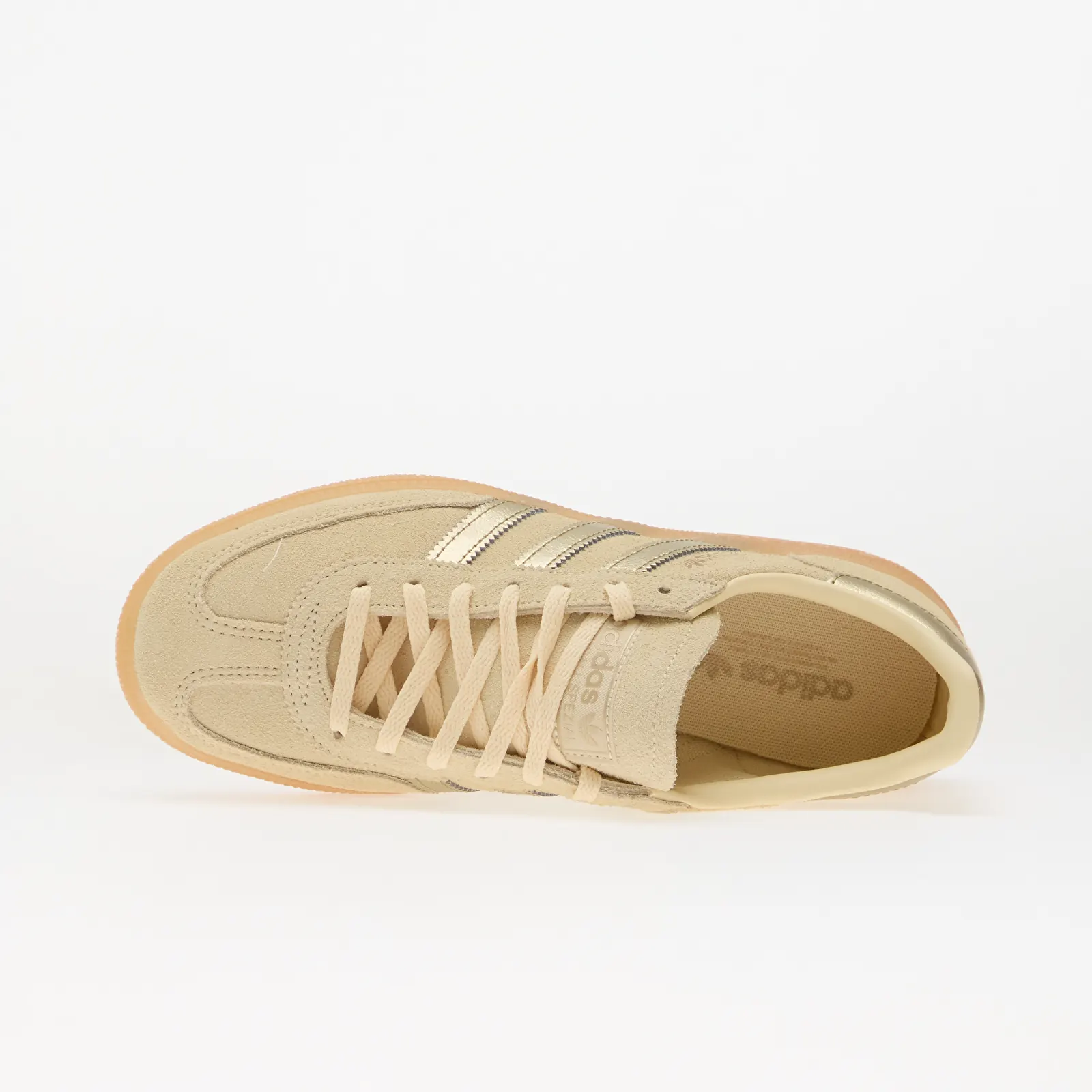 Încălțăminte și sneakerși pentru femei adidas Handball Spezial Warm Vanilla/ Thermal Chrome/ GUM 3