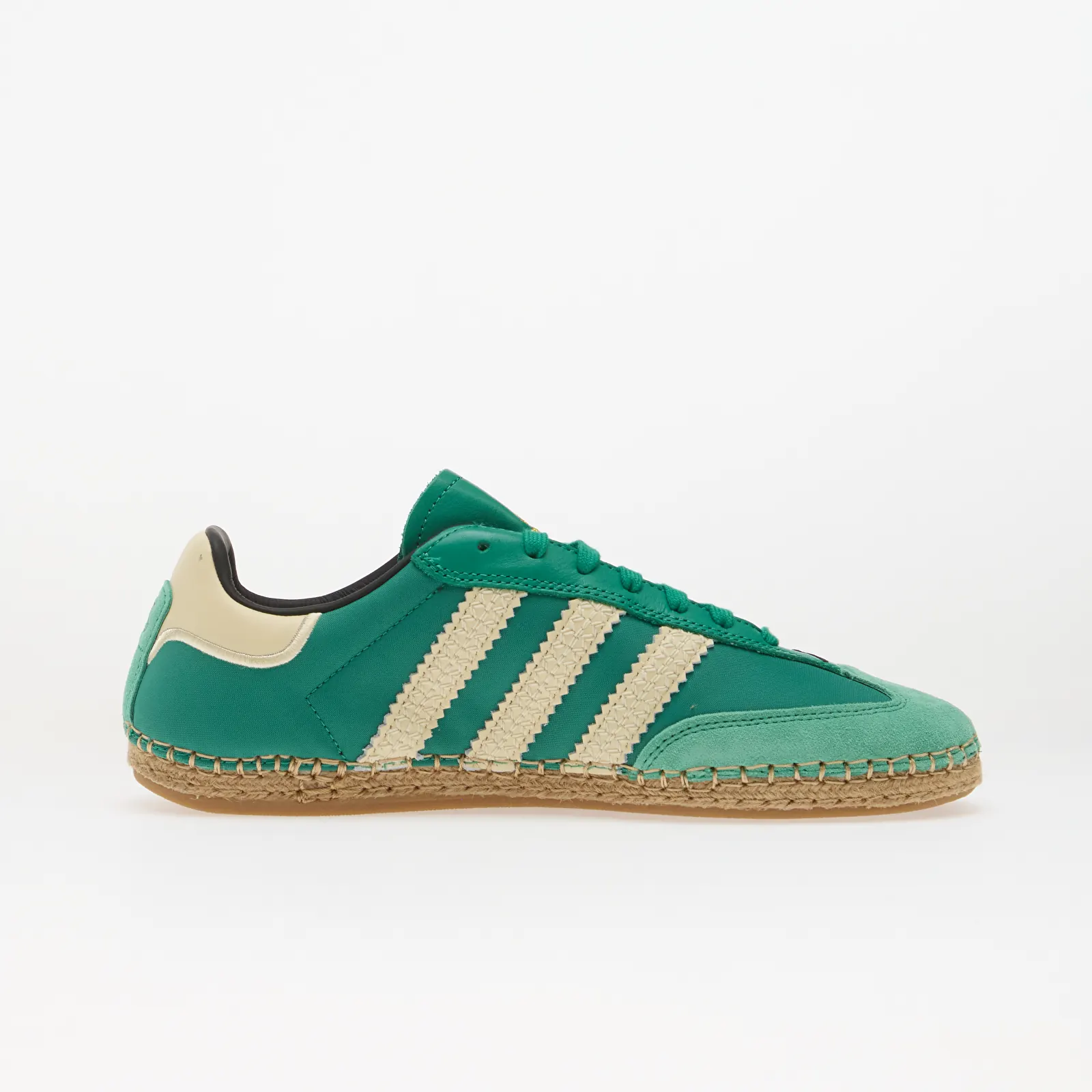 Men's shoes adidas x CLOT Samba Espadrille By Edison Chen Court Green/ Warm Vanilla/ Core Black