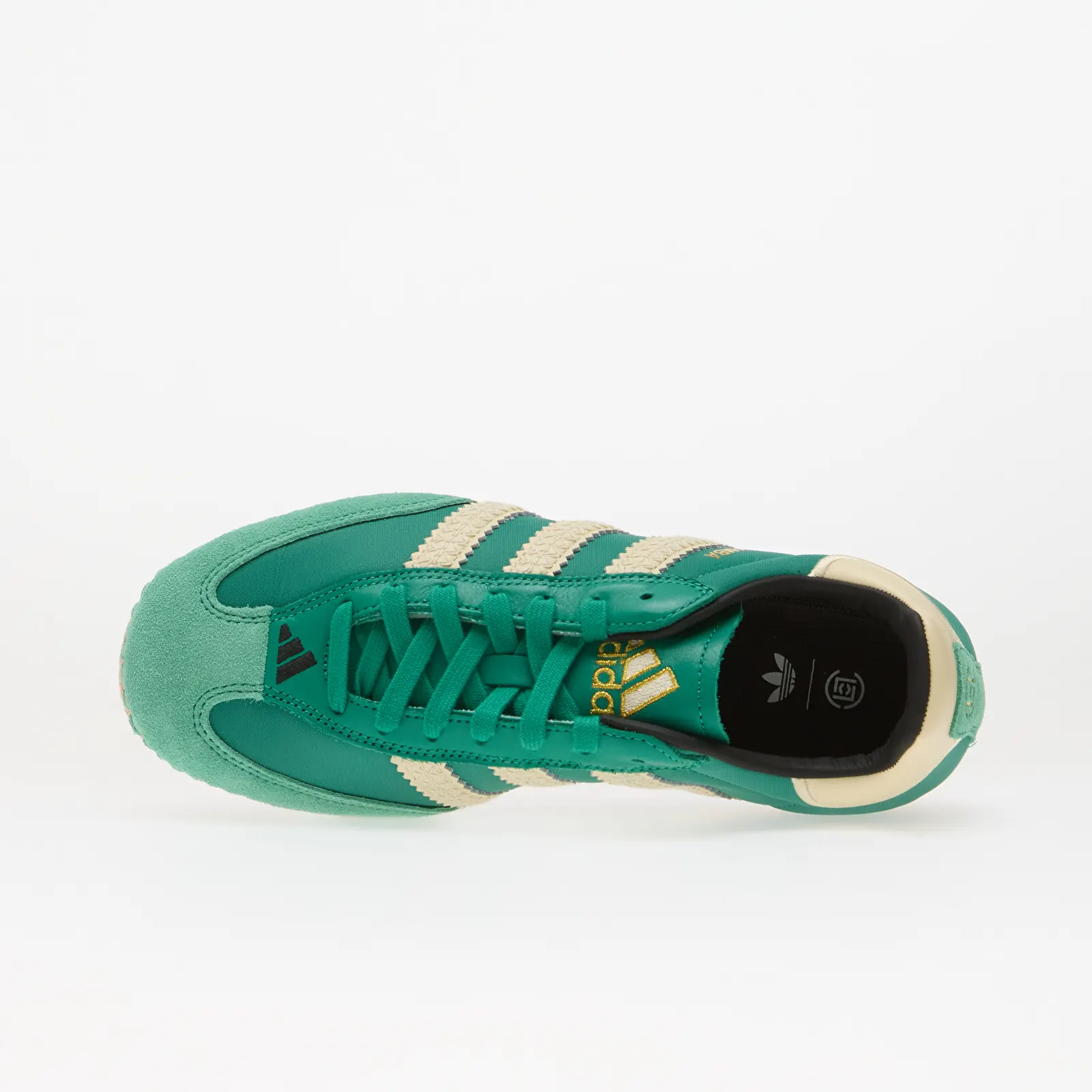 Men's shoes adidas x CLOT Samba Espadrille By Edison Chen Court Green/ Warm Vanilla/ Core Black