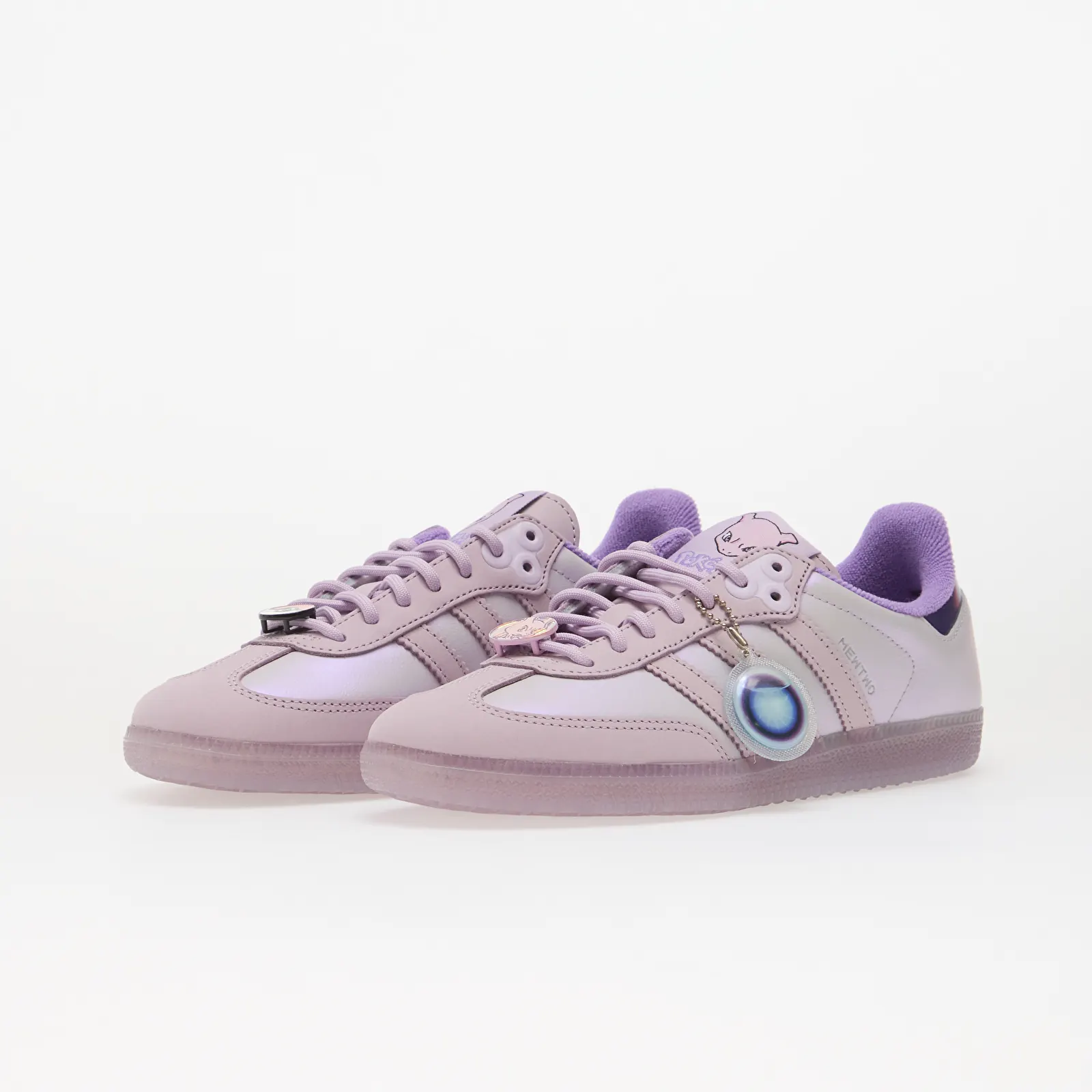 Încălțăminte și sneakerși pentru bărbați adidas x Pokemon Samba OG (Mewtwo) Ice Lavender/ Ice Lavender/ Violet Fusion