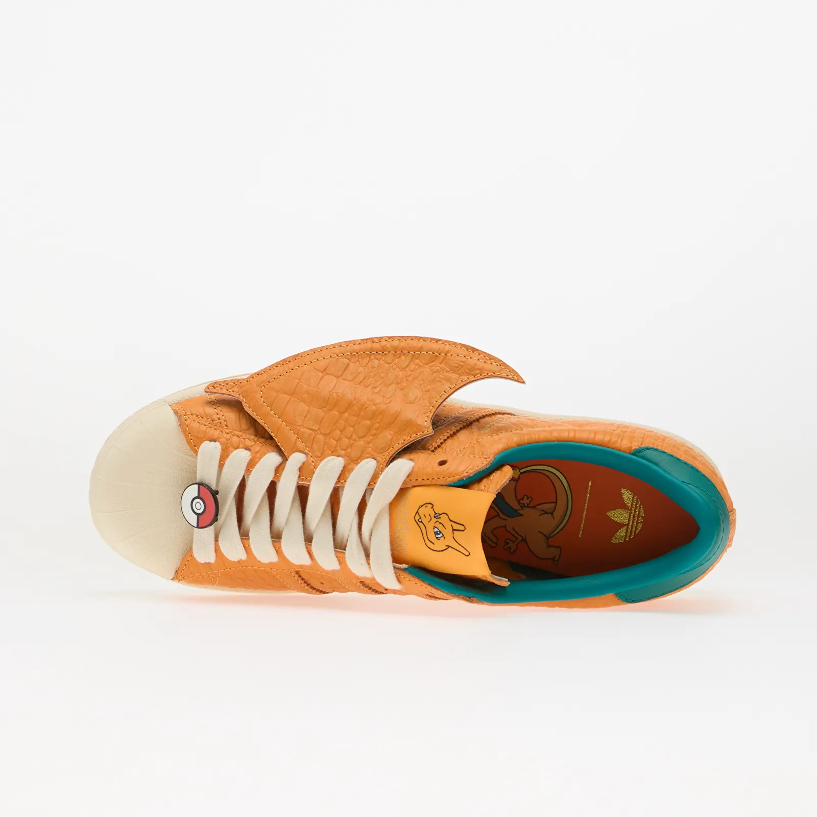 Herren Sneaker und Schuhe adidas x Pokemon Superstar Vintage (Charizard) Pure Tangerine/ Pure Tangerine/ Equipment Green