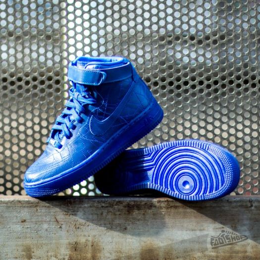Women s shoes Nike Wmns Air Force 1 Hi FW QS Deep Royal Blue Footshop