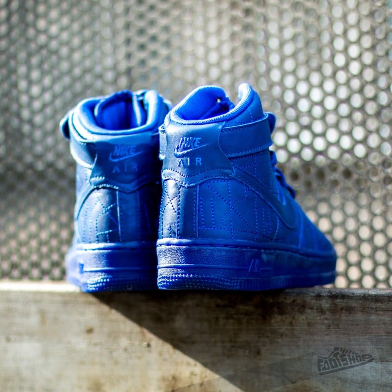 Royal blue air clearance force 1 high top