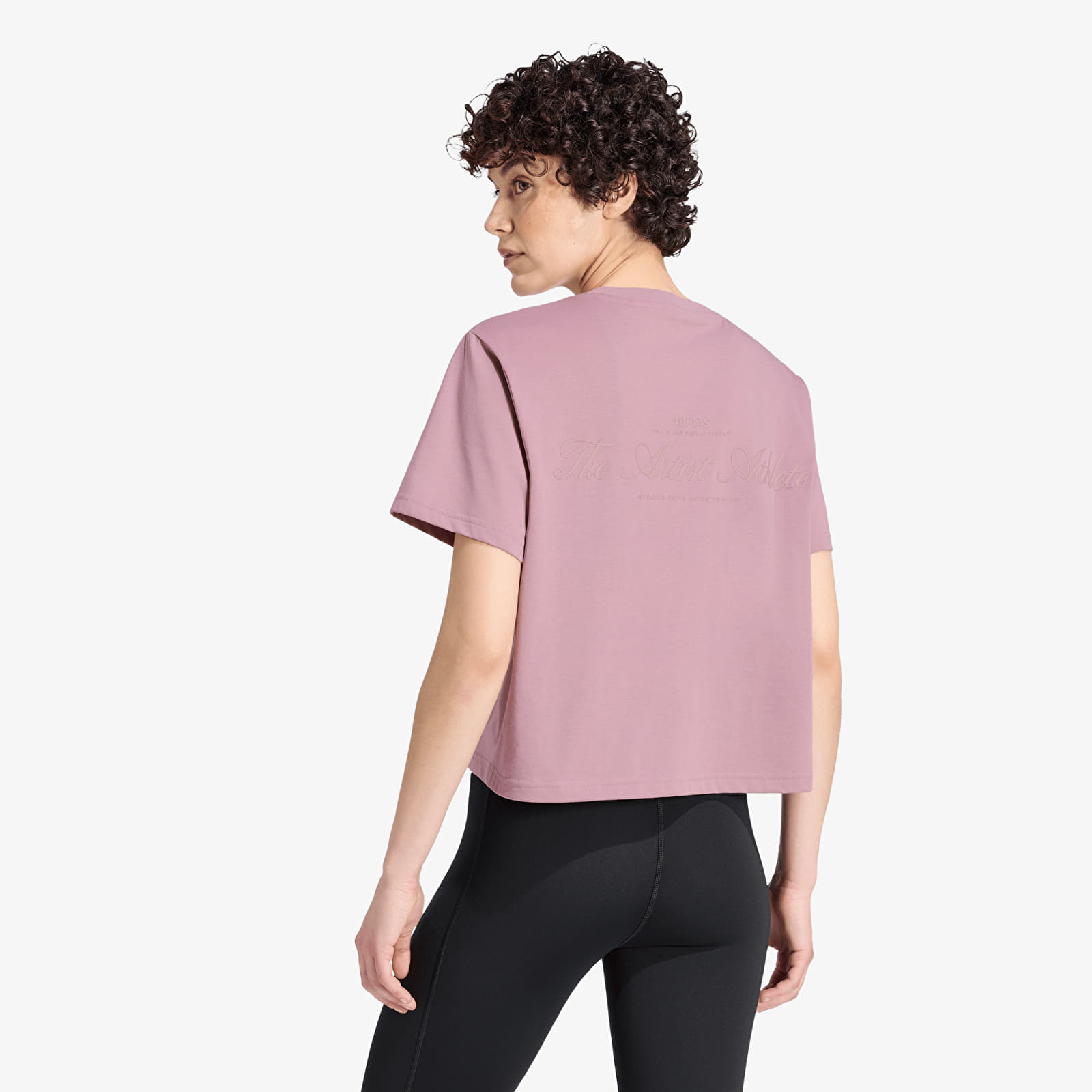 Pólók adidas Climacool Training Graphic T-shirt Magic Mauve
