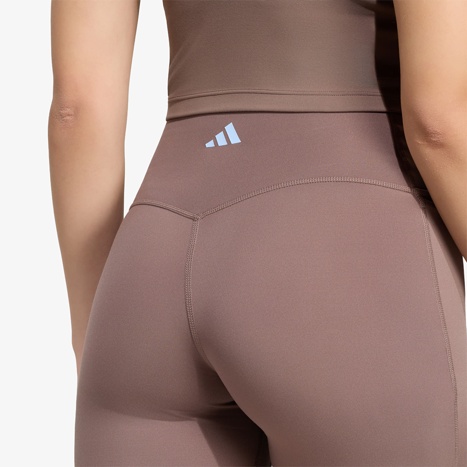 Shorts adidas 3 Stripes Studio All Me Booty Short Leggings Earth Strata