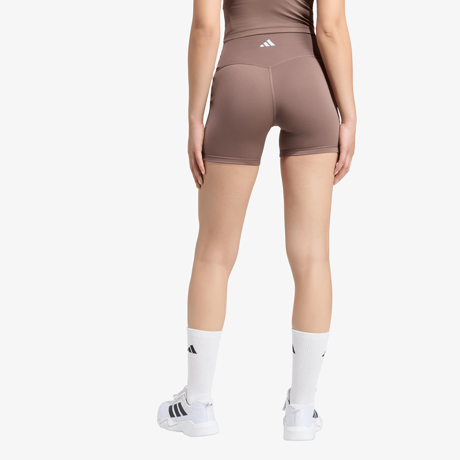 Shorts adidas 3 Stripes Studio All Me Booty Short Leggings Earth Strata