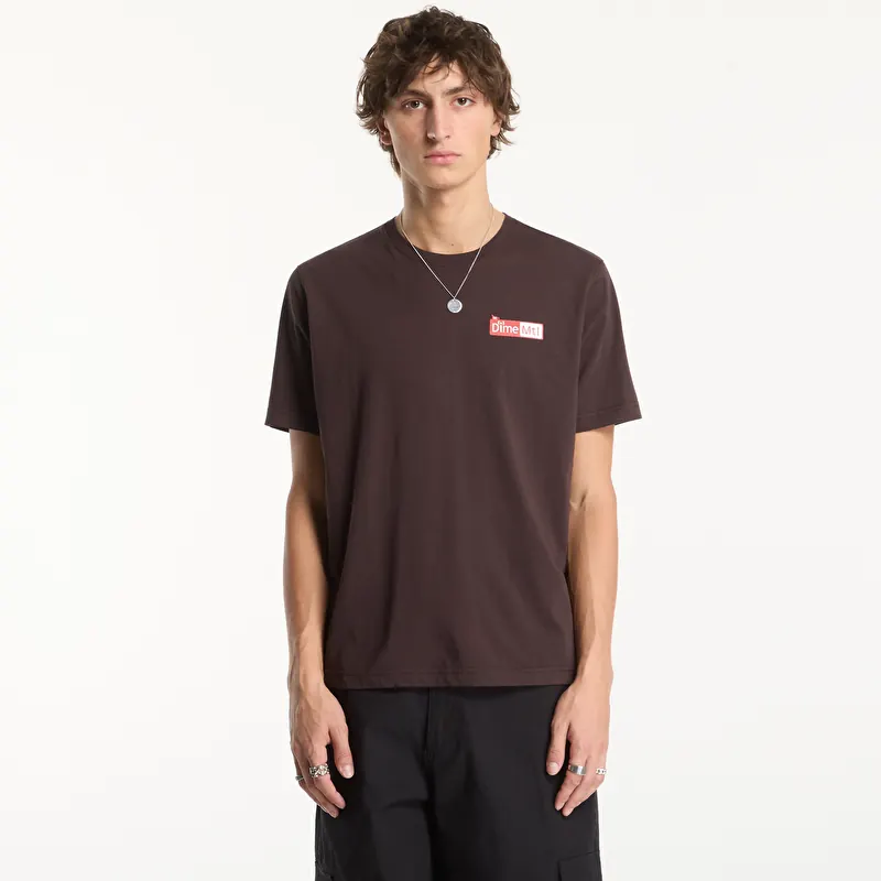 T-shirt Dime Leak T-Shirt Dark Brown
