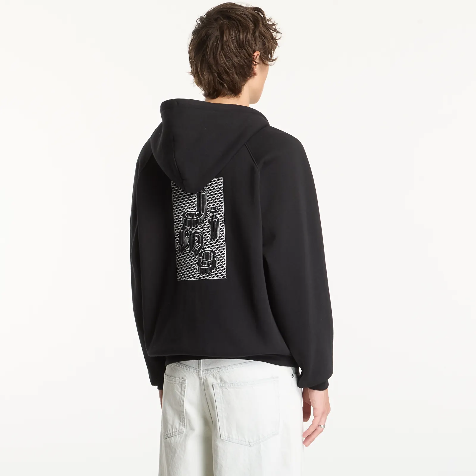 Hoodies and sweatshirts  Dime Grid Zip Hoodie Black