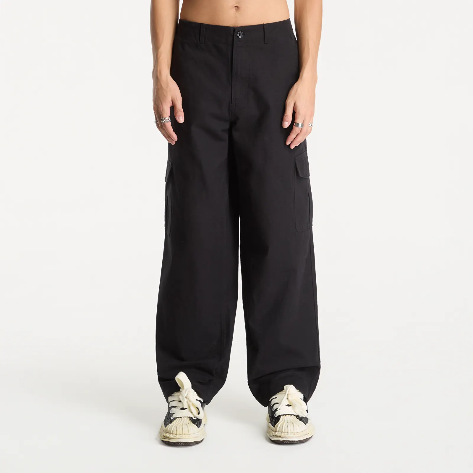 Farkut Dime Relaxed Cargo Pants Black
