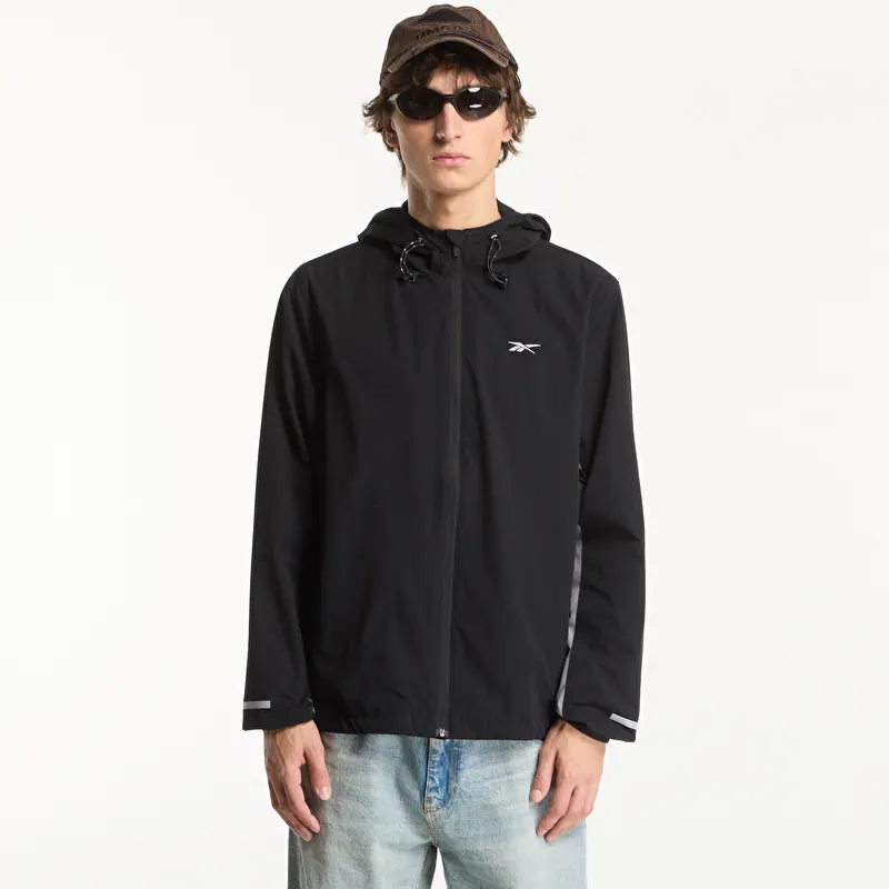 Ветровка Reebok ID Lightweight Windbreaker Black/ Grey 4