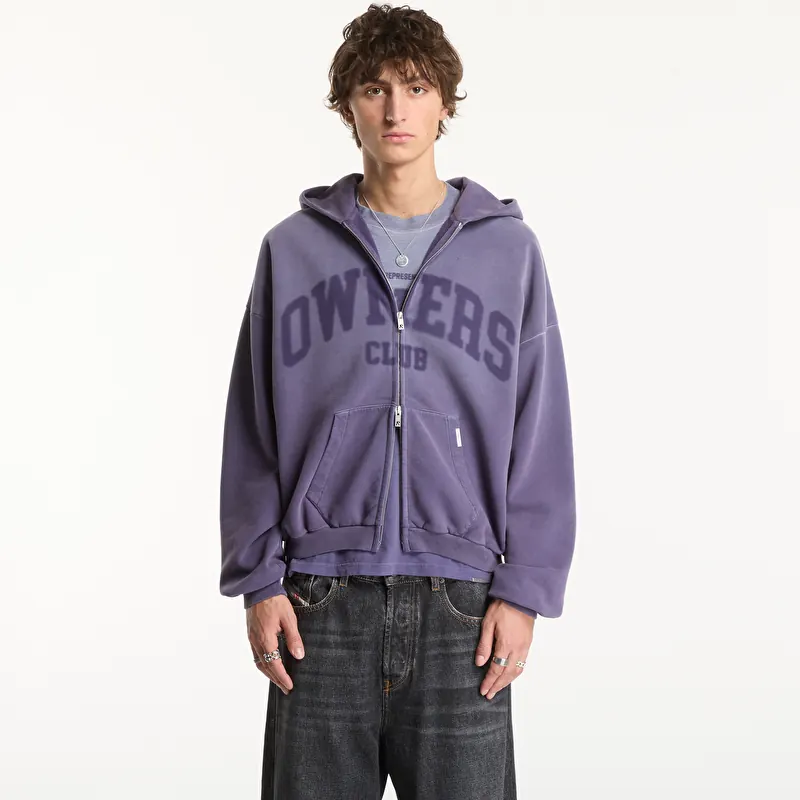 Толстовка Represent Owners Zip Through Hoodie UNISEX Deep Purple