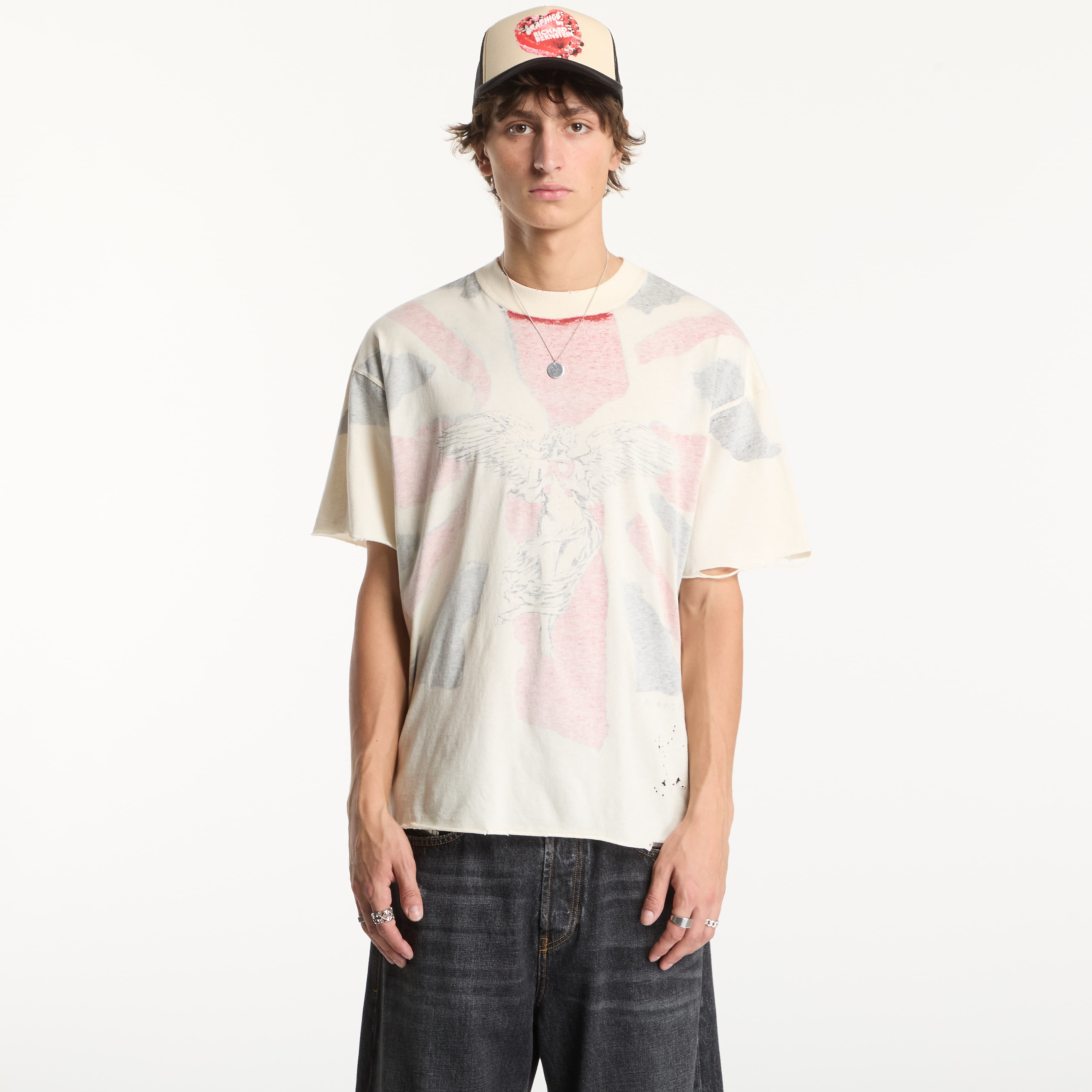 Tricou Represent Flag T-Shirt UNISEX Off White XXL