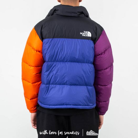 The north face nuptse aztec blue sales