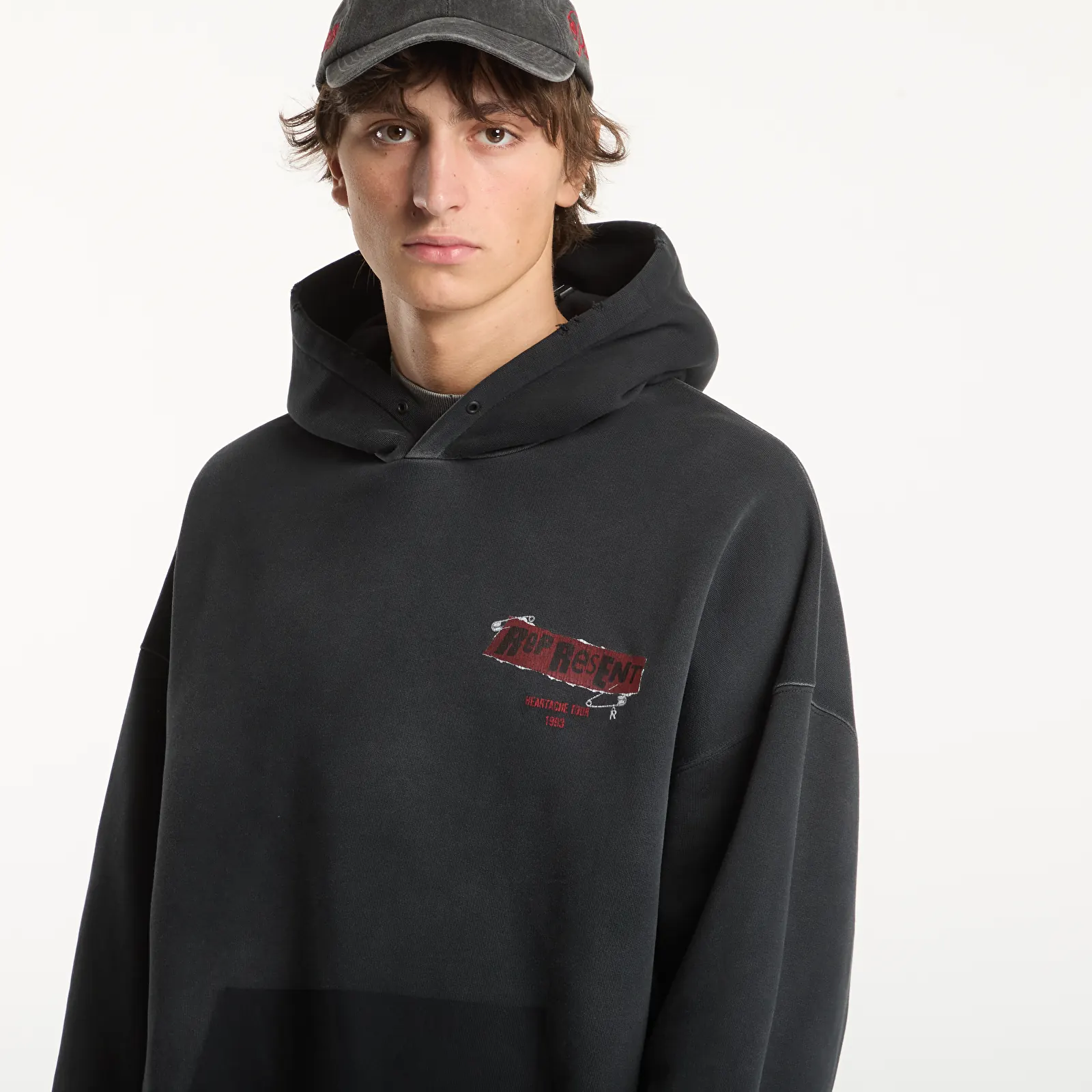 Sweatshirts Represent Ransom Hoodie UNISEX Vintage Black