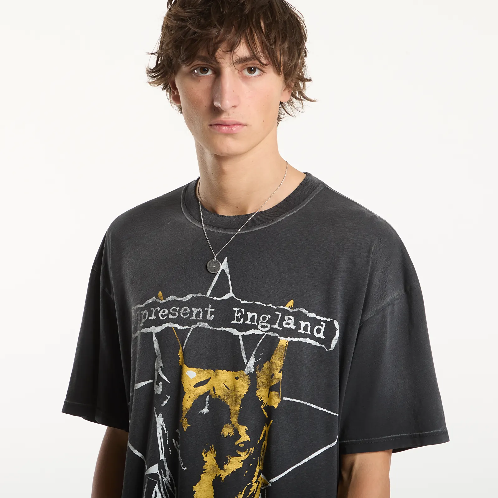 Trička Represent Riot T-Shirt UNISEX Washed Black