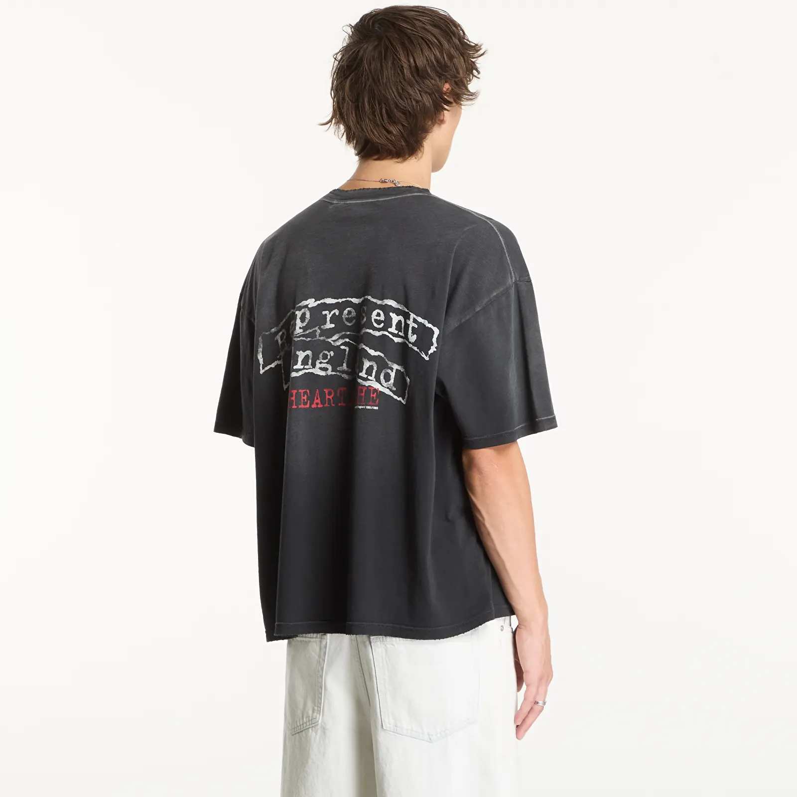 Trička Represent Riot T-Shirt UNISEX Washed Black