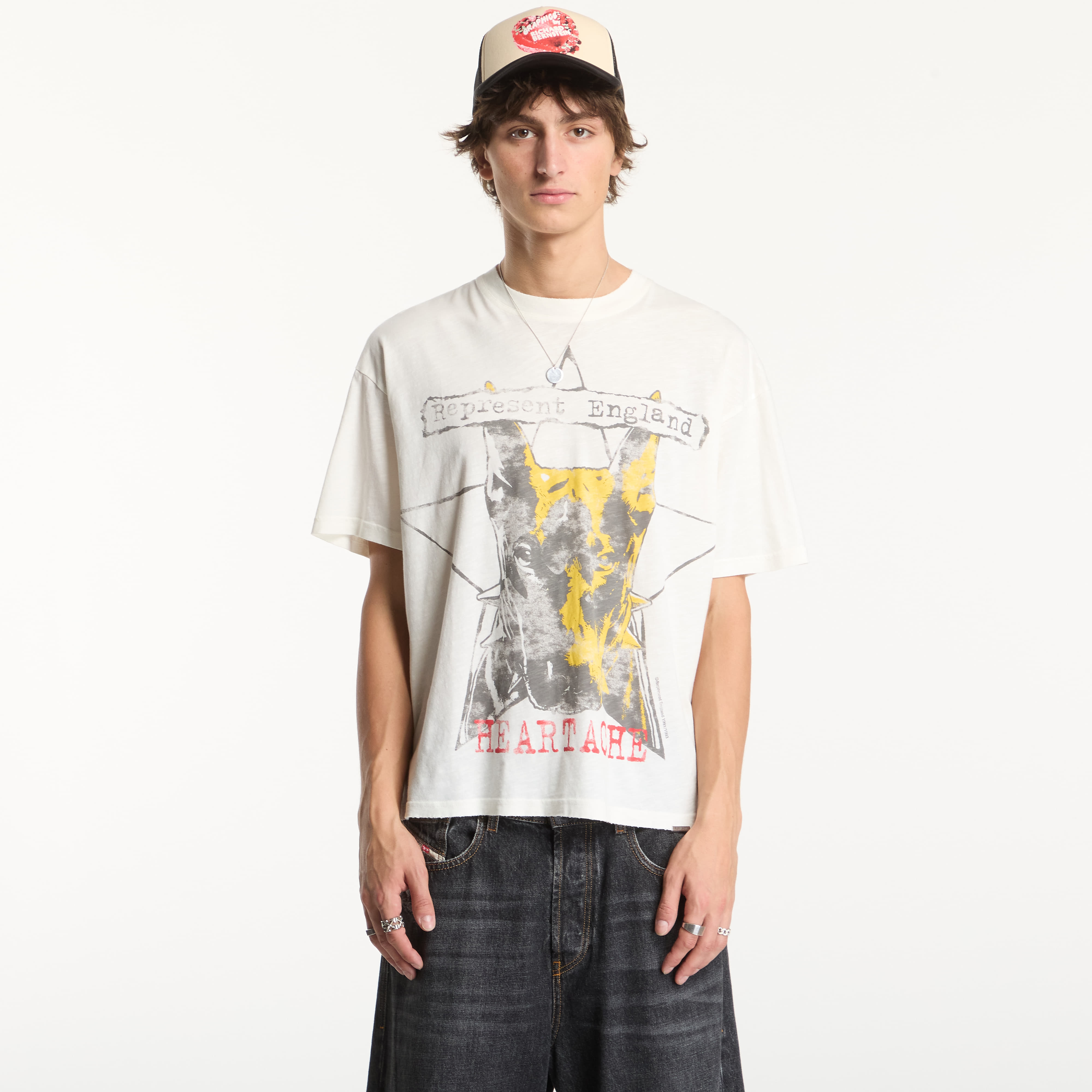 Tricou Represent Riot T-Shirt UNISEX Flat White XXL