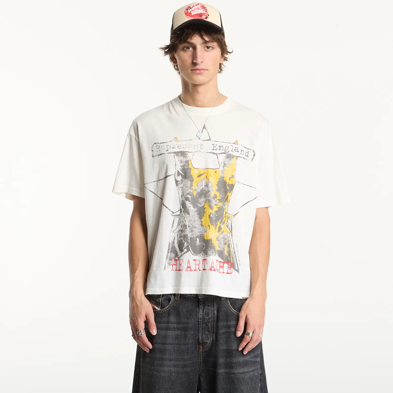 T-särgid Represent Riot T-Shirt UNISEX Flat White