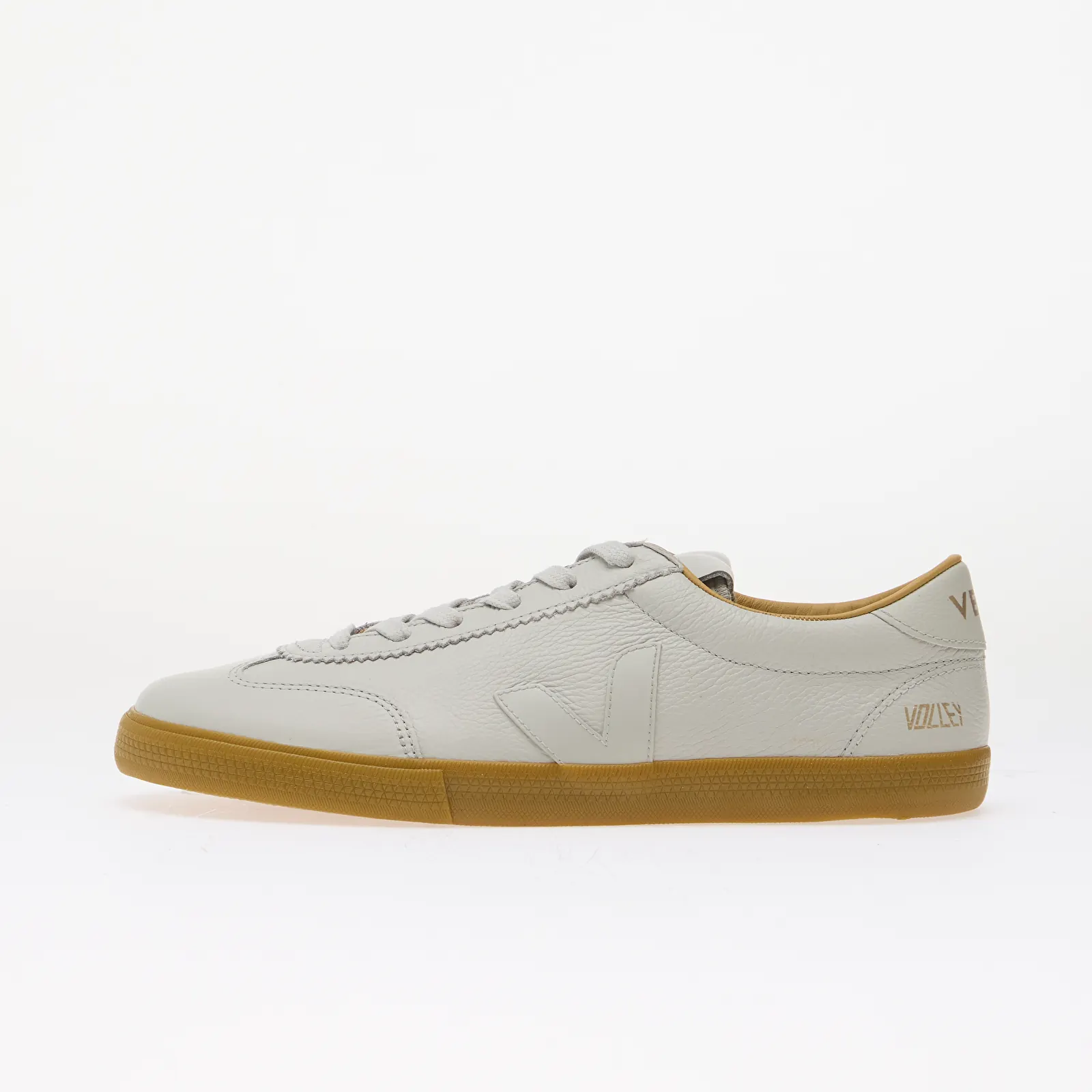 Men's shoes Veja Volley Sig Grained Oil Leather Pearl