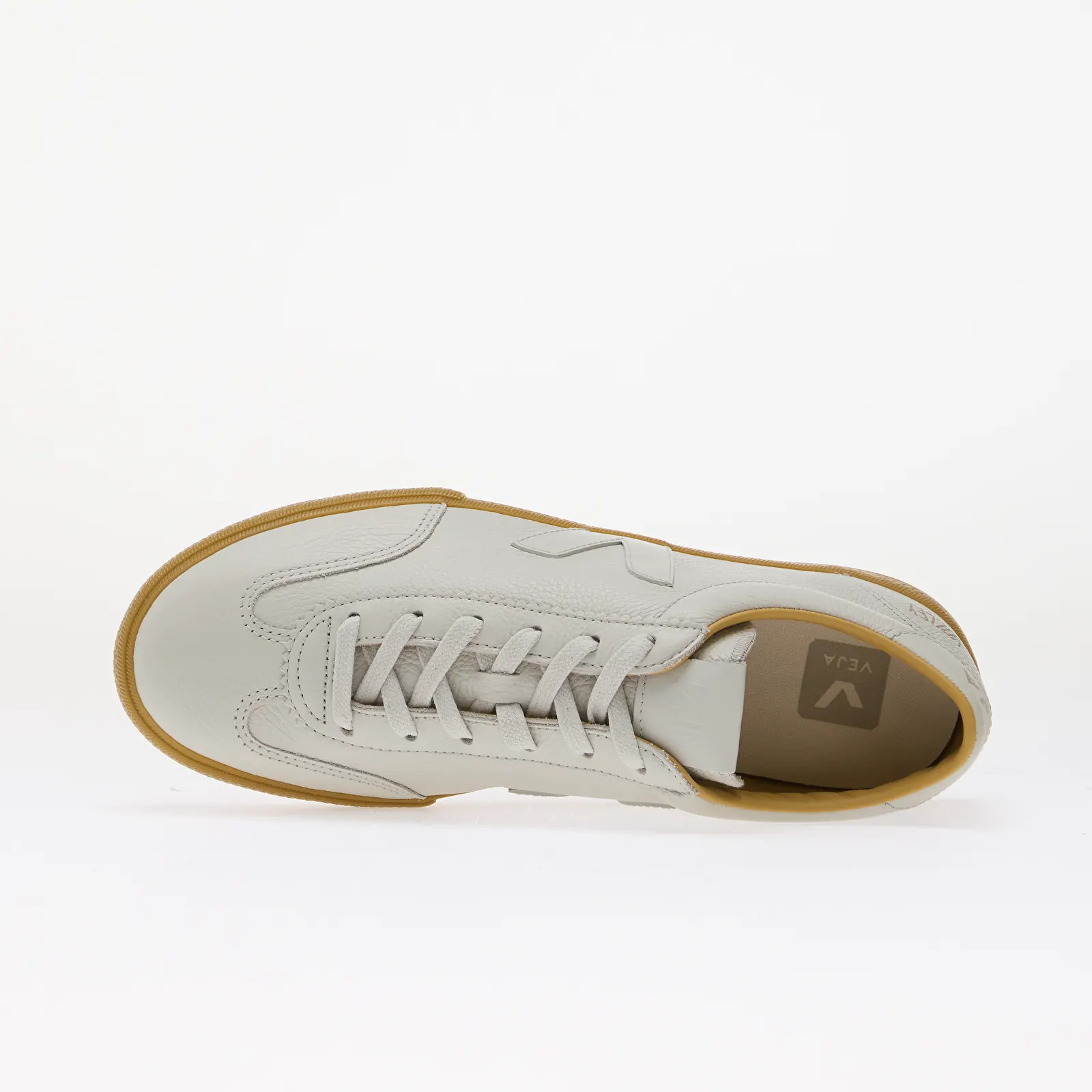 Men's shoes Veja Volley Sig Grained Oil Leather Pearl