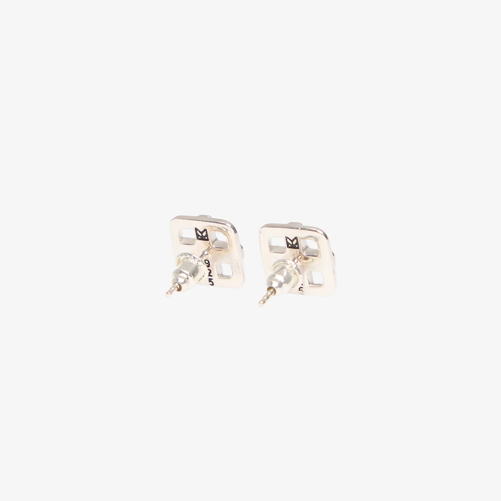 Jewelry MAPLE Cross Earrings Silver 925 / Topaz