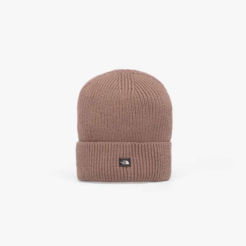 Čepice The North Face TNF Mini Logo Box Beanie Smokey Brown