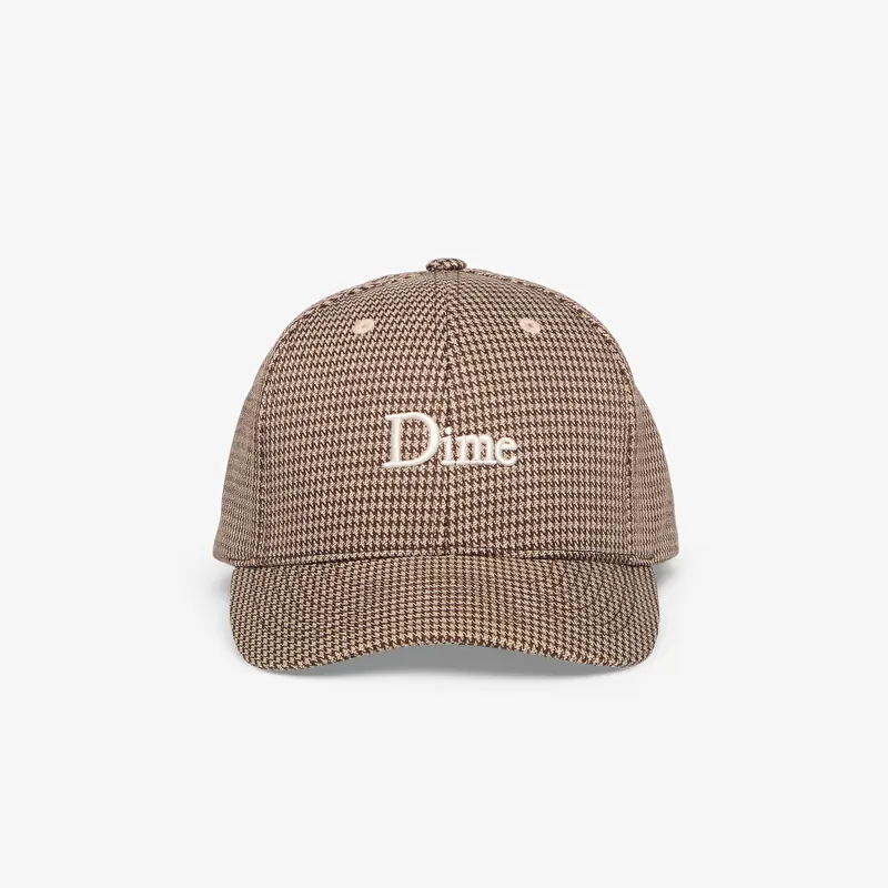 Dime Classic Houndstooth Low Pro Cap Camel