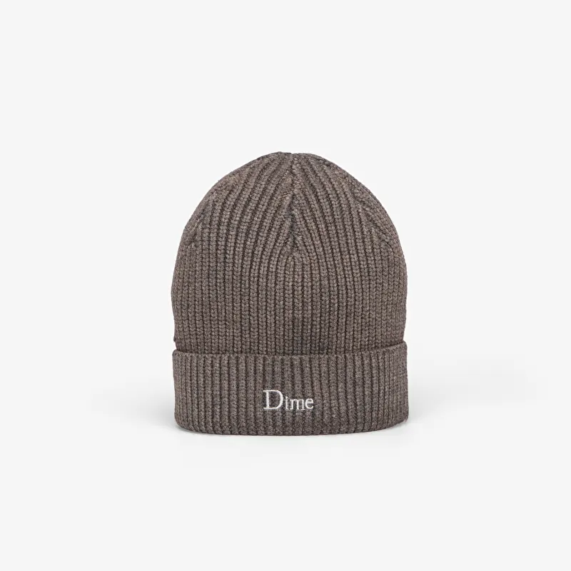Bonnet Dime Rib Fold Beanie Dark Gray