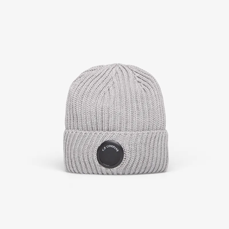 C.P. Company Knit Cap Moon Melange Grey