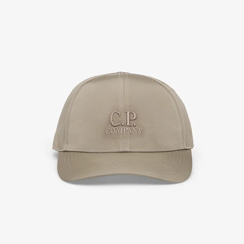 C.P. Company Chrome-R Logo Cap Fungi Grey