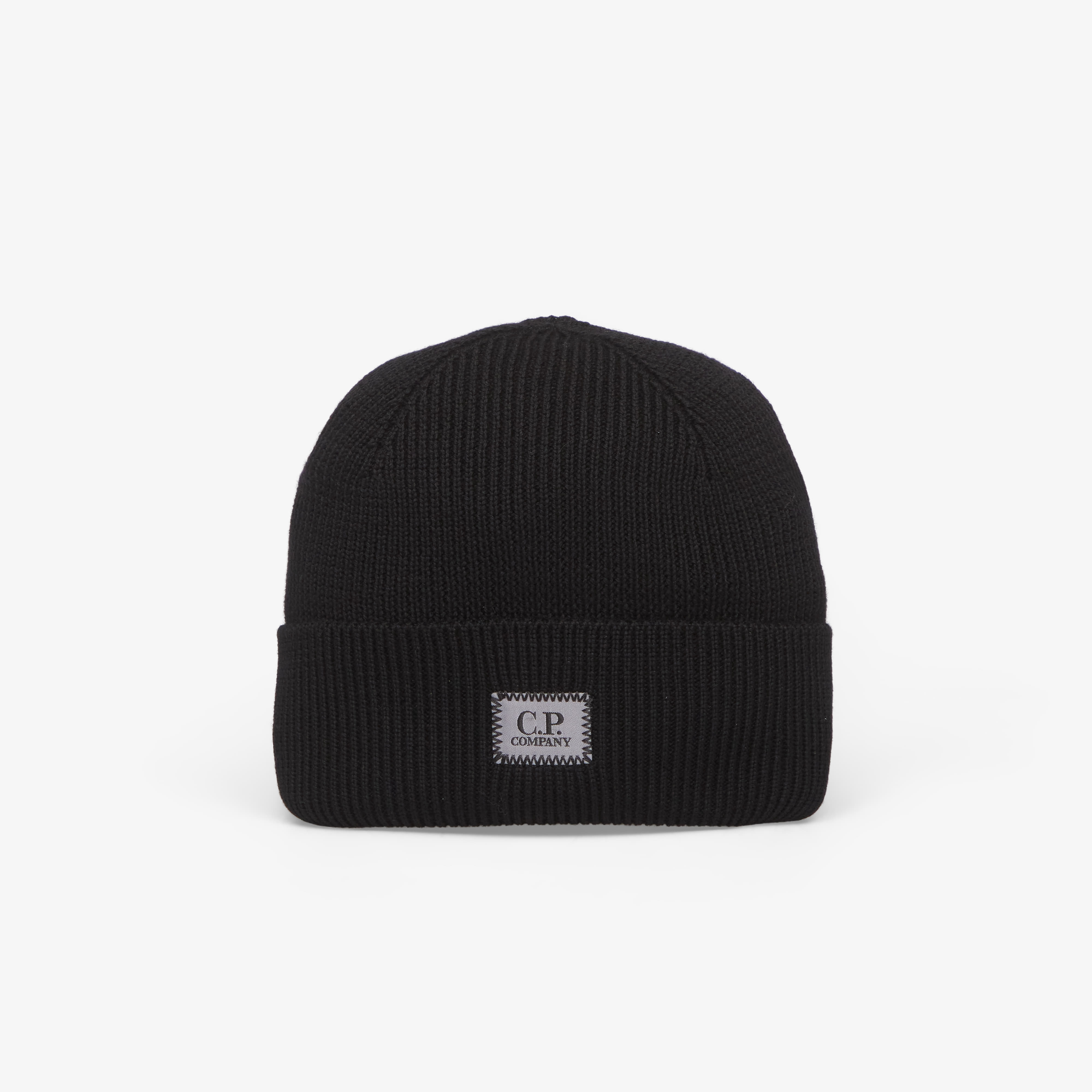 Шапка C.P. Company Extrafine Merino Wool Beanie Black Universal