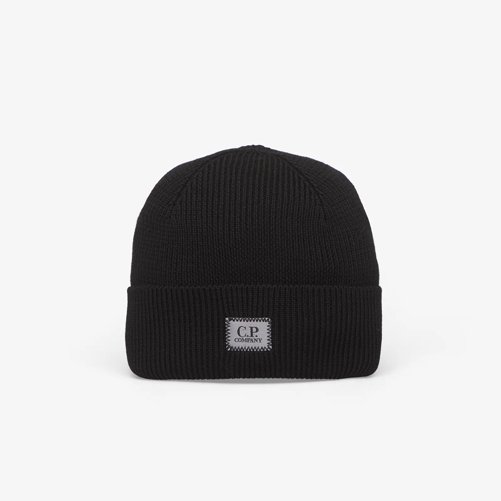 Hats C.P. Company Extrafine Merino Wool Beanie Black