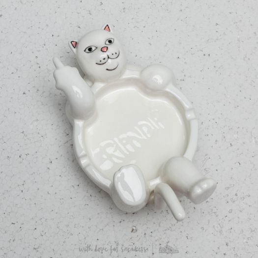 RIPNDIP Lazy Nerm Ceramic Ash Tray White | Footshop