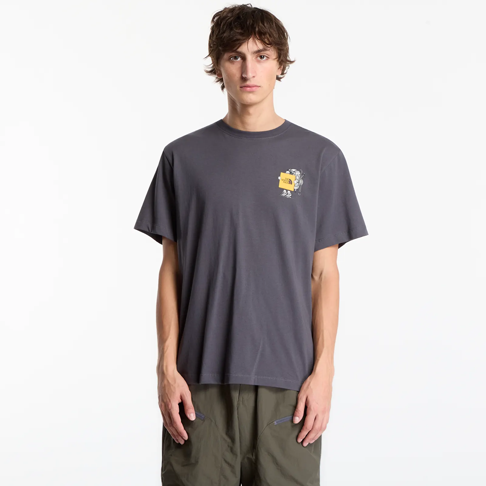 T-shirts The North Face Gear Up Get Out Relaxed SS Tee UNISEX Anthracite