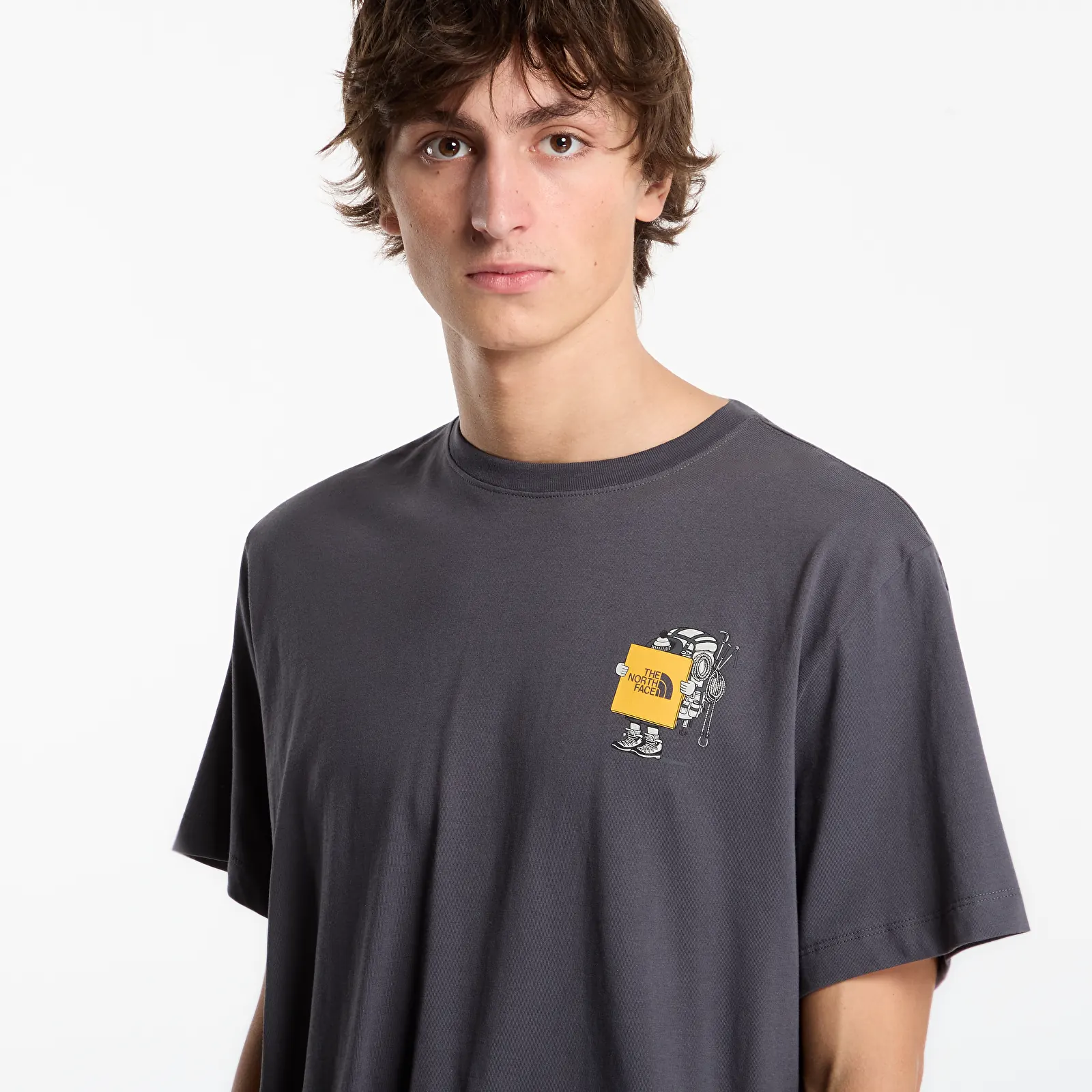 T-shirts The North Face Gear Up Get Out Relaxed SS Tee UNISEX Anthracite