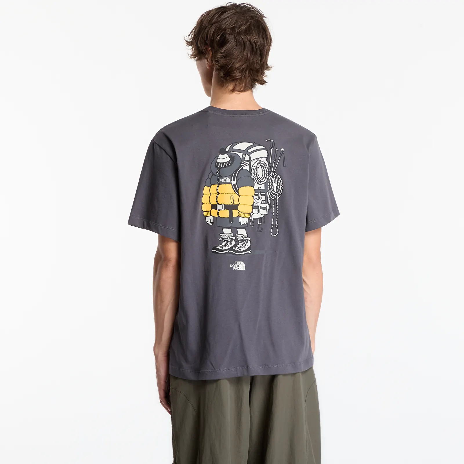 T-shirts The North Face Gear Up Get Out Relaxed SS Tee UNISEX Anthracite
