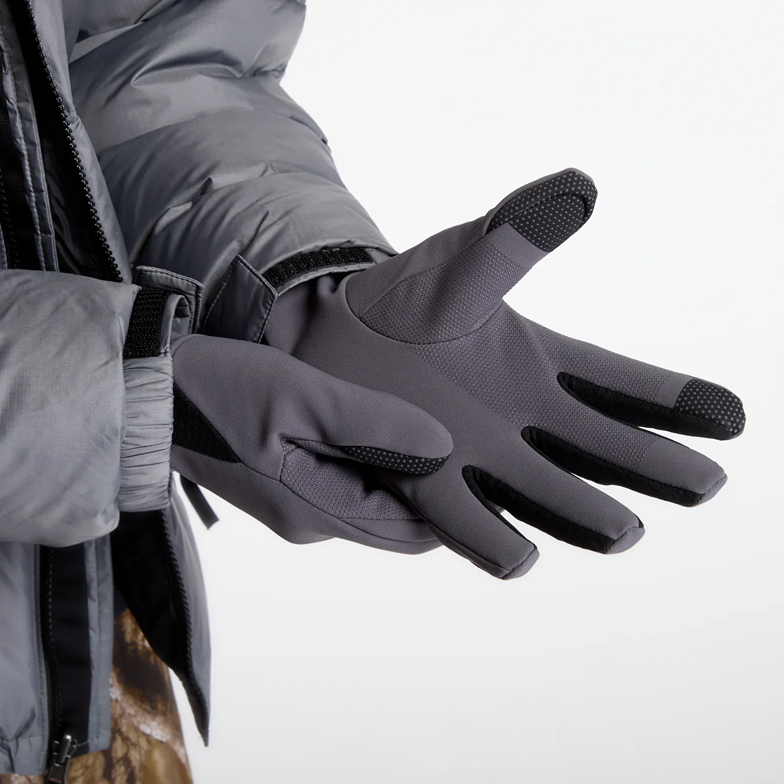 Gants The North Face GTX Windstopper Fleece UNISEX Anthracite